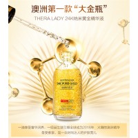 澳洲Thera lady24K纳米黄金精华液100ml (澳洲大金瓶)紧致嫩肤保湿 澳洲Thera lady24K纳米黄金精华液100ml (澳洲大金瓶)紧致嫩肤保湿